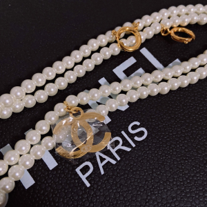 Luxury Womens Jewelry Chanel Necklace Chanel White Pearls Necklaces A152PP150 AA161343