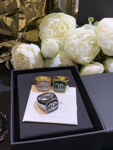 Chanel Ring Chanel Crystal CC Rings 