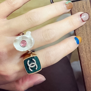 Luxury Womens Jewelry Chanel Ring Chanel Crystal CC Rings A152PP180 AA161342