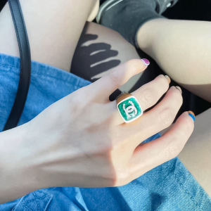 Luxury Womens Jewelry Chanel Ring Chanel Crystal CC Rings A152PP180 AA161342