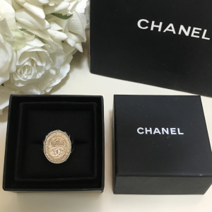 Luxury Womens Jewelry Chanel Ring Chanel Crystal CC Silver Rings A152PP120 AA161322