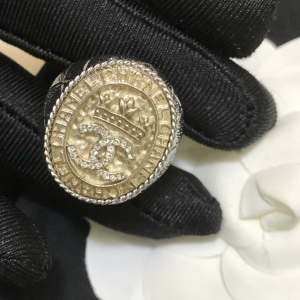 Luxury Womens Jewelry Chanel Ring Chanel Crystal CC Silver Rings A152PP120 AA161322