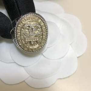 Luxury Womens Jewelry Chanel Ring Chanel Crystal CC Silver Rings A152PP120 AA161322