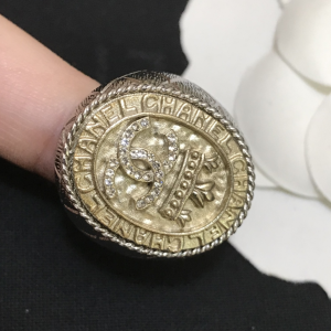 Luxury Womens Jewelry Chanel Ring Chanel Crystal CC Silver Rings A152PP120 AA161322