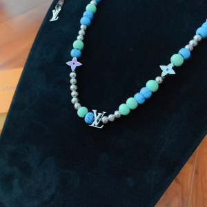 Luxury Womens Jewelry Louis Vuitton Beads Monogram Necklace A152PP130 AA161333