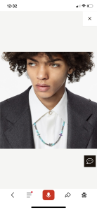 Luxury Womens Jewelry Louis Vuitton Beads Monogram Necklace A152PP130 AA161333