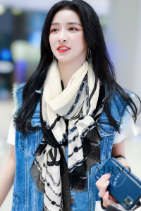 Luxury Womens Scarf Chanel CC Logo Silk Scarf in White 110x200CM A151PP280 AA161090