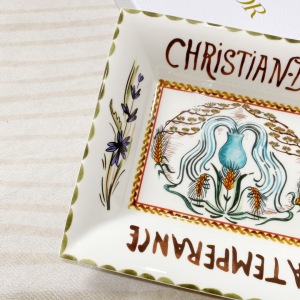 Luxury Home Change Trays Dior Trinket Tray La Temperance 20x17CM A201PP480 AA161447