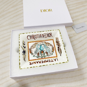 Luxury Home Change Trays Dior Trinket Tray La Temperance 20x17CM A201PP480 AA161447