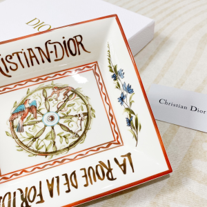 Luxury Home Change Trays Dior Trinket Tray La Temperance 20x17CM A201PP480 AA161448