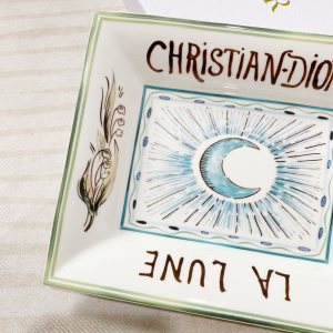 Luxury Home Change Trays Dior Trinket Tray La Temperance 20x17CM A201PP480 AA161450