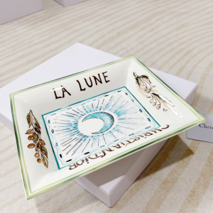 Luxury Home Change Trays Dior Trinket Tray La Temperance 20x17CM A201PP480 AA161450