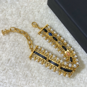 Luxury Womens Jewelry Chanel Bracelet Chanel Double Pearls Bracelet A205PP180 AA161469