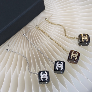 Chanel Earrings Chanel Crystal CC Dice Earrings 