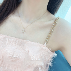 Luxury Womens Jewelry Tiffany Atlas X Necklace A205PP220 AA161480