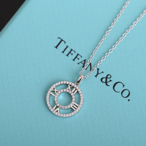 Luxury Womens Jewelry Tiffany Atlas X Necklace A205PP220 AA161480