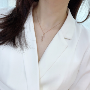 Luxury Womens Jewelry Tiffany Modern keys Necklace A205PP260 AA161482