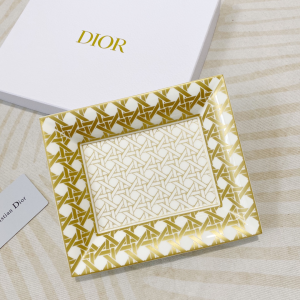 Dior Trinket Tray Beige Cannage Provence Motif Dior Trinket Tray Beige Cannage Provence Motif