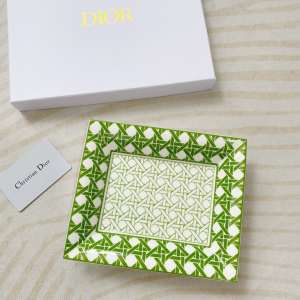Dior Trinket Tray Green Cannage Provence Motif Dior Trinket Tray Green Cannage Provence Motif