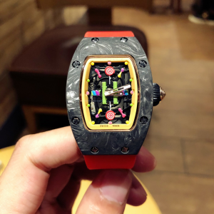 Richard Mille Vip Bonbon RM 07 03 Litchi Quartz Watch Black and Red Richard Mille Vip Bonbon RM 07 03 Litchi Quartz Watch Black and Red