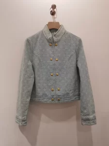 Louis Vuitton Monogram Denim Blue JacketXL 