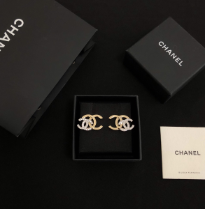 Luxury Womens Jewelry Chanel Earring Chanel Double CC Earring A39PP130 AA161569