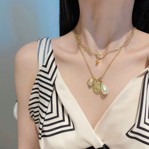 Luxury Womens Jewelry Chanel Necklace Chanel Set Pendant Necklace A39PP140 AA161579