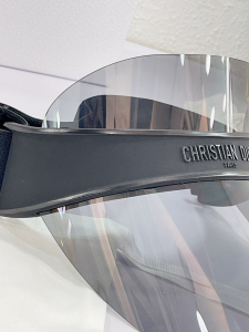 Luxury Womens Hat Dior Diorclub V1U Visor in Black A144PP280 AA161944