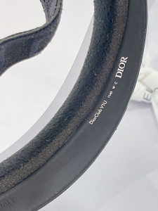 Luxury Womens Hat Dior Diorclub V1U Visor in Black A144PP280 AA161944