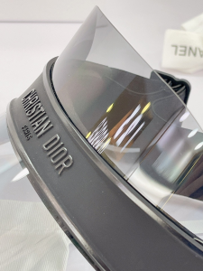 Luxury Womens Hat Dior Diorclub V1U Visor in Black A144PP280 AA161944