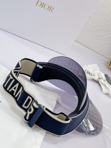Luxury Womens Hat Dior Diorclub V1U Visor in Blue A144PP280 AA161945