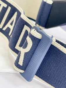 Luxury Womens Hat Dior Diorclub V1U Visor in Blue A144PP280 AA161945