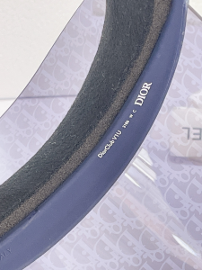 Luxury Womens Hat Dior Diorclub V1U Visor in Blue A144PP280 AA161945