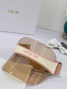 Luxury Womens Hat Dior Diorclub V1U Visor in Nude A144PP280 AA161943