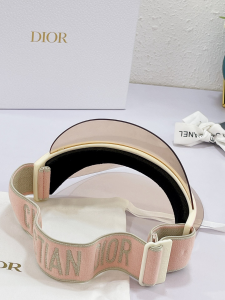 Luxury Womens Hat Dior Diorclub V1U Visor in Nude A144PP280 AA161943