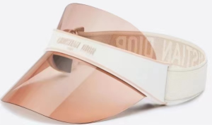 Luxury Womens Hat Dior Diorclub V1U Visor in Nude A144PP280 AA161943