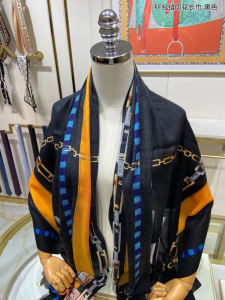 Luxury Womens Scarf Fendi Black Silk Scarf 110x200CM A151PP260 AA161975