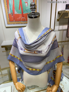 Luxury Womens Scarf Fendi Blue Silk Scarf 110x200CM A151PP260 AA161976