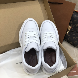 Luxury Womens Shoes Loro Piana Play White Leather Sneaker 35 To 40 A151PP520 AA162004