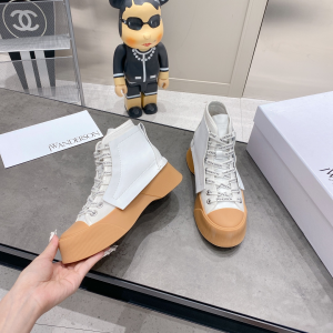 JW Anderson Panelled High Top Sneakers Boot White JW Anderson Panelled High Top Sneakers Boot White