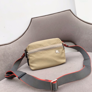 Burberry Beige Cotton Nylon Crossbody Bag
