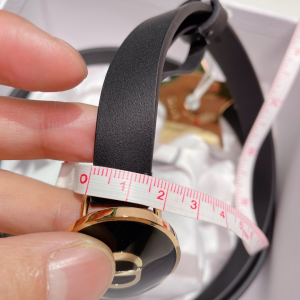 Luxury Womens Belts Dior Teddy D Belt in Black Smooth Calfskin 15MM A28PP240 AA162491