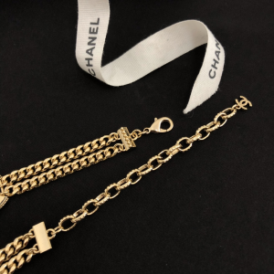 Luxury Womens Jewelry Chanel Vintage Multi CC Link Chain Necklace A39PP225 AA162504