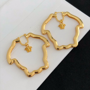 Versace Medusa Curve Earrings 