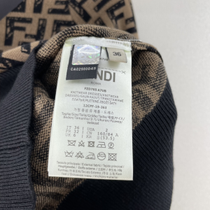 Luxury Womens Clothing Fendi Printed FF Logo Jumper Sweater SML A154PP580 AA163268