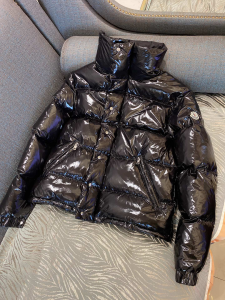 Moncler Black Puffy Down Jacket Coat 