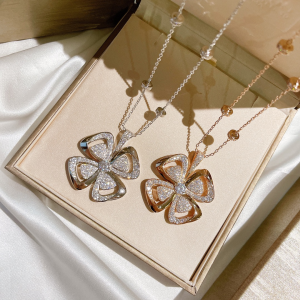 Luxury Womens Jewelry Bvlgari Fiorever Pedant Necklace A152PP160 AA163250