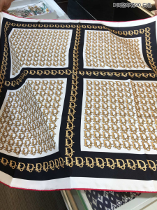 Dior Monogram Silk Scarf White 