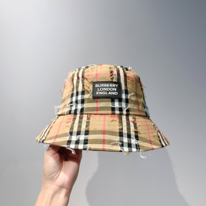 Luxury Womens Hat Burberry House Check Bucket Hat A190PP90 AA163332