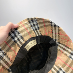 Luxury Womens Hat Burberry House Check Bucket Hat A190PP90 AA163332